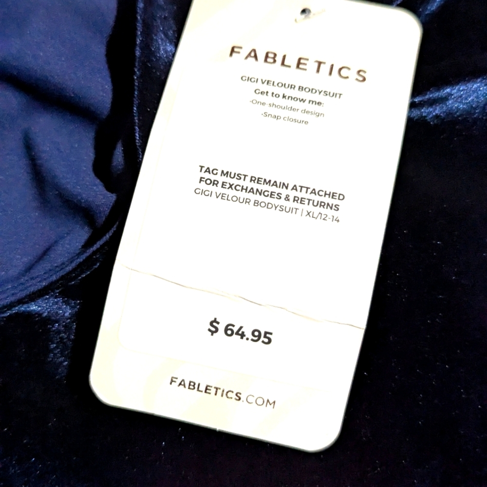 Fabletics Gigi Velour Bodysuit